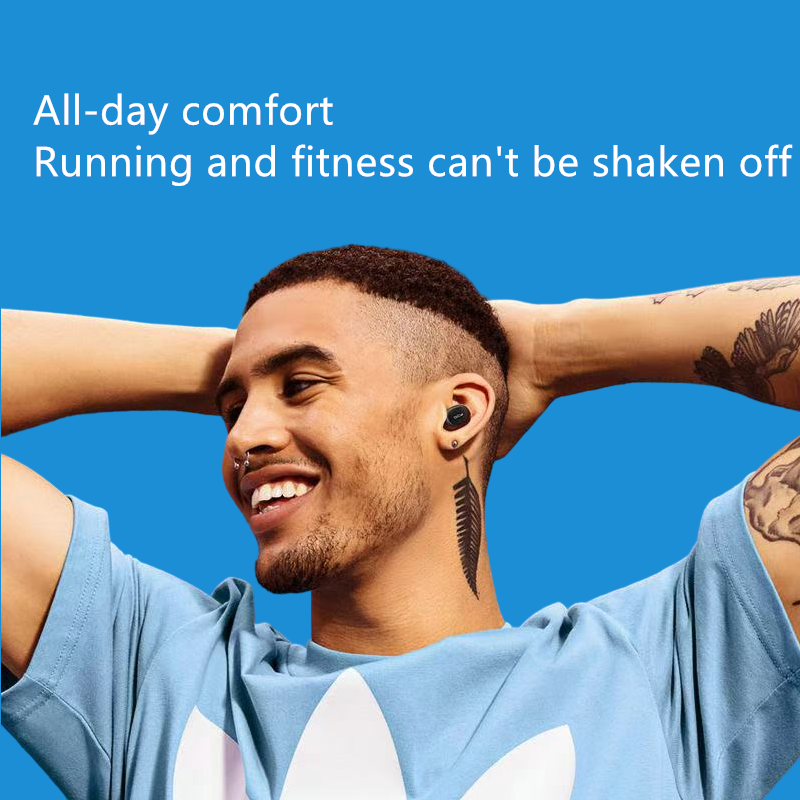 New A6s Wireless Bluetooth Earphones  Stereo Music headset Noise cancellation headphone TWS Wireless Bluetooth Earphones Sports Earphones Sweatproof Earphones Bass Earphones  High Quality Earphones