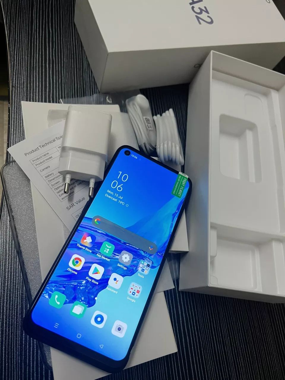 Refurbished OPPO A32  A53 Smart Phone 128GB 6.5" with Fingerprint unlock phone Dual SIM 4G phone Refurbished Phone SmartPhones Mobile Phones 128GB phone 5G Phone oppp phone
