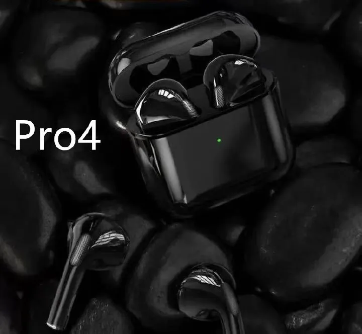 Tws Pro4  Bluetooth earphone  TWS noise Cancelling earphone Pro 4 Wireless earphone  Stereo Sports earphone  Sweatproof  earphone  High Quality earphone