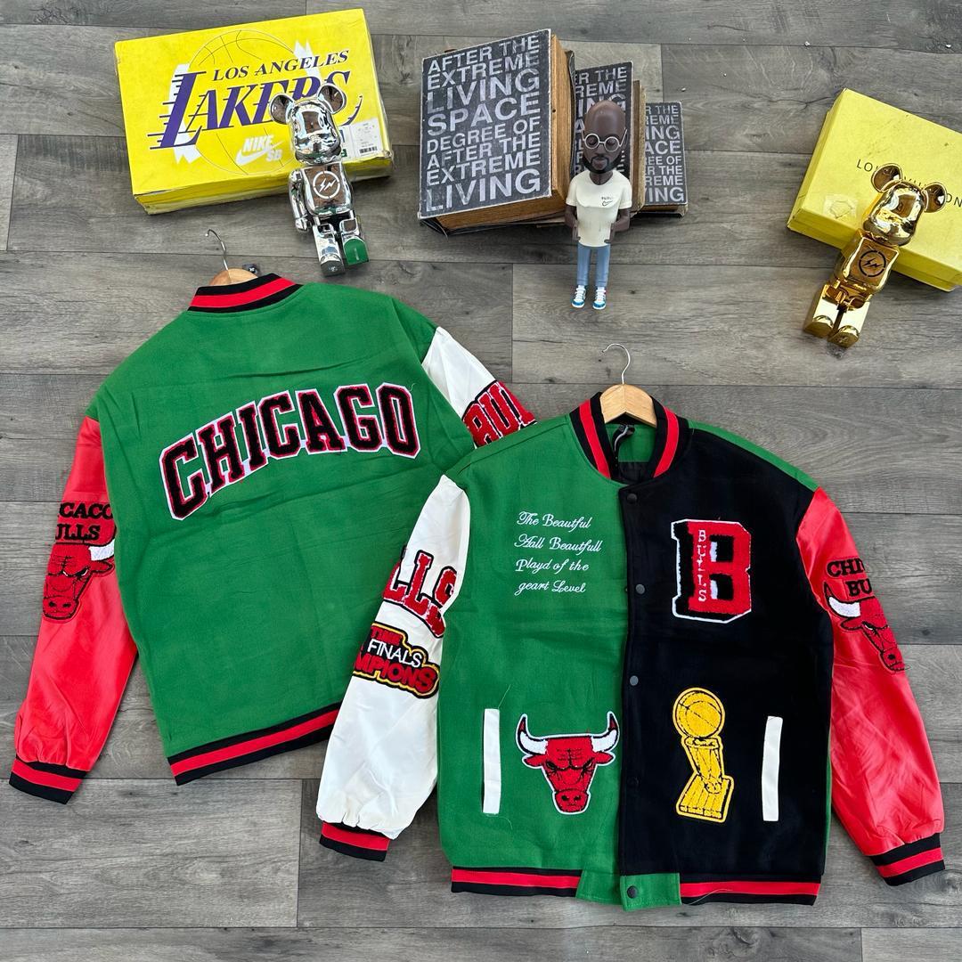 Ultimate Warmth and Style: Premium Men's Woolen Bomba Jacket for Winter Comfort and Elegance Men's Long Sleeve Baseball Jacket Bomber Coat with Color Block Letter Graphic