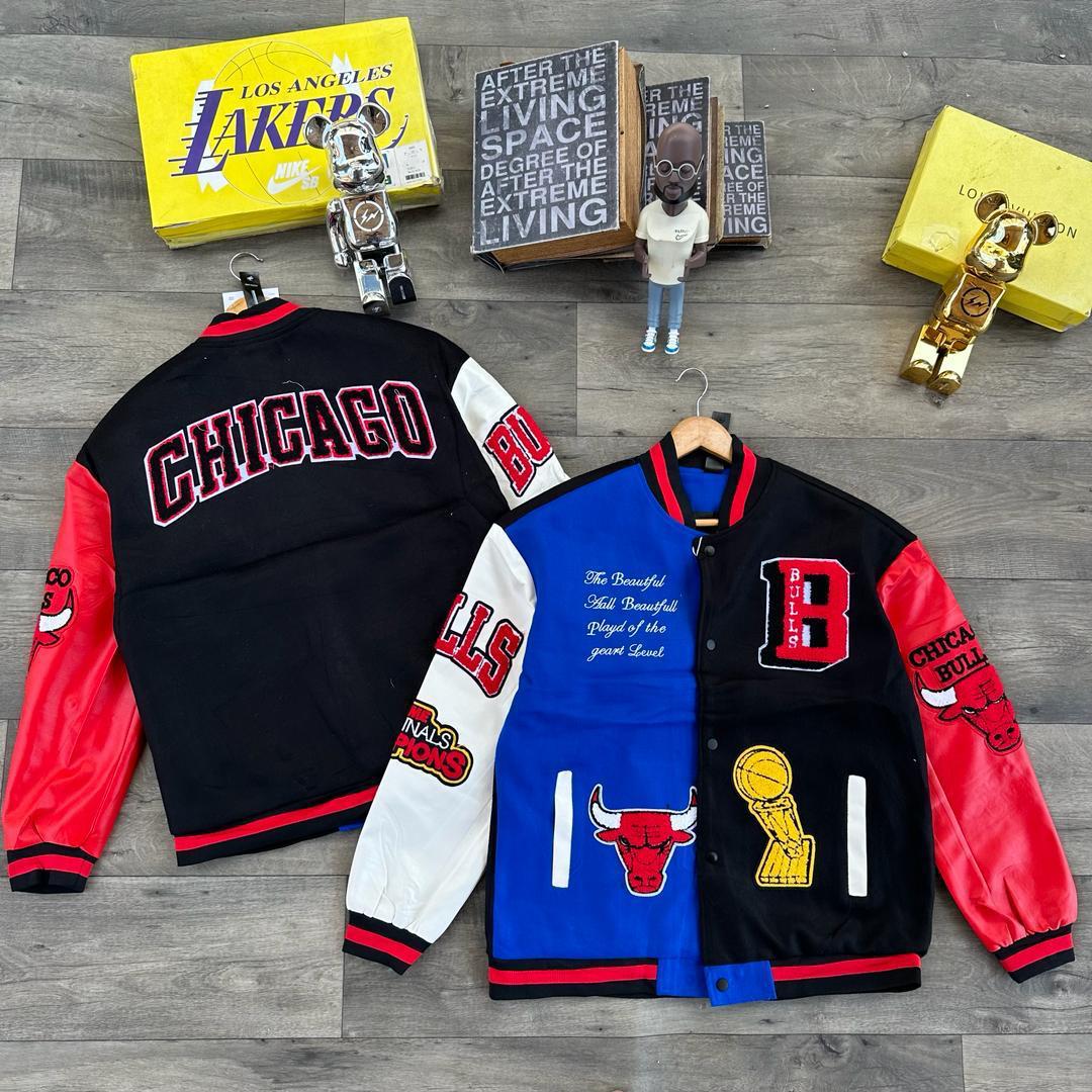 Ultimate Warmth and Style: Premium Men's Woolen Bomba Jacket for Winter Comfort and Elegance Men's Long Sleeve Baseball Jacket Bomber Coat with Color Block Letter Graphic