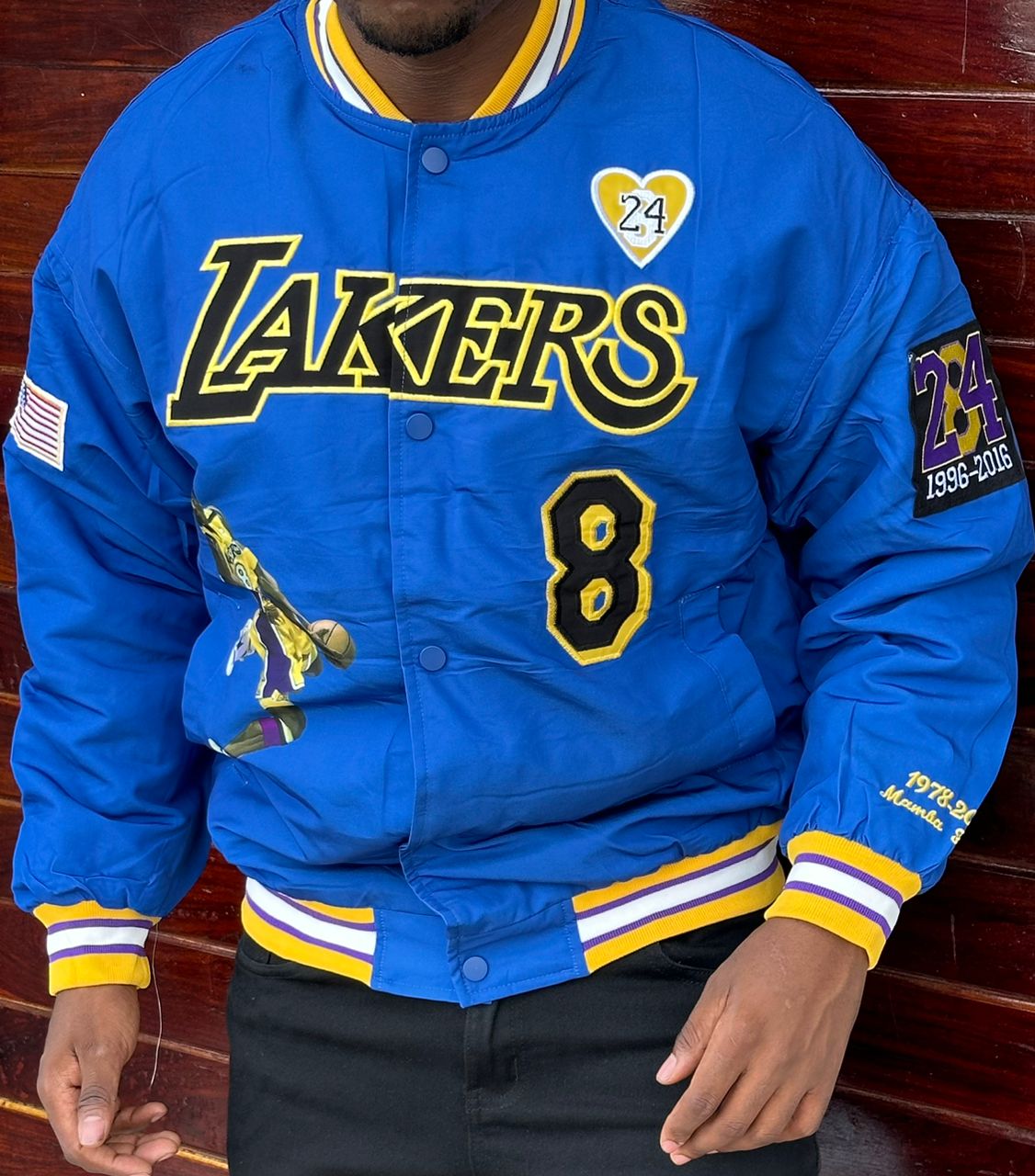 Ultimate Warmth and Style: Premium Men's Woolen Bomba Jacket for Winter Comfort and Elegance Men's Long Sleeve Baseball Jacket Bomber Coat with Color Block Letter Graphic