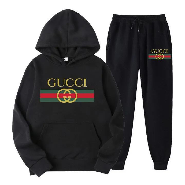 Unisex Trendy and in fashion classic Suits for unisex (couples/ lovers) sweatsuits Sweat Track Suits 2-Piece Casual Athletic Jogging Warm-Up Complete hooded Sets