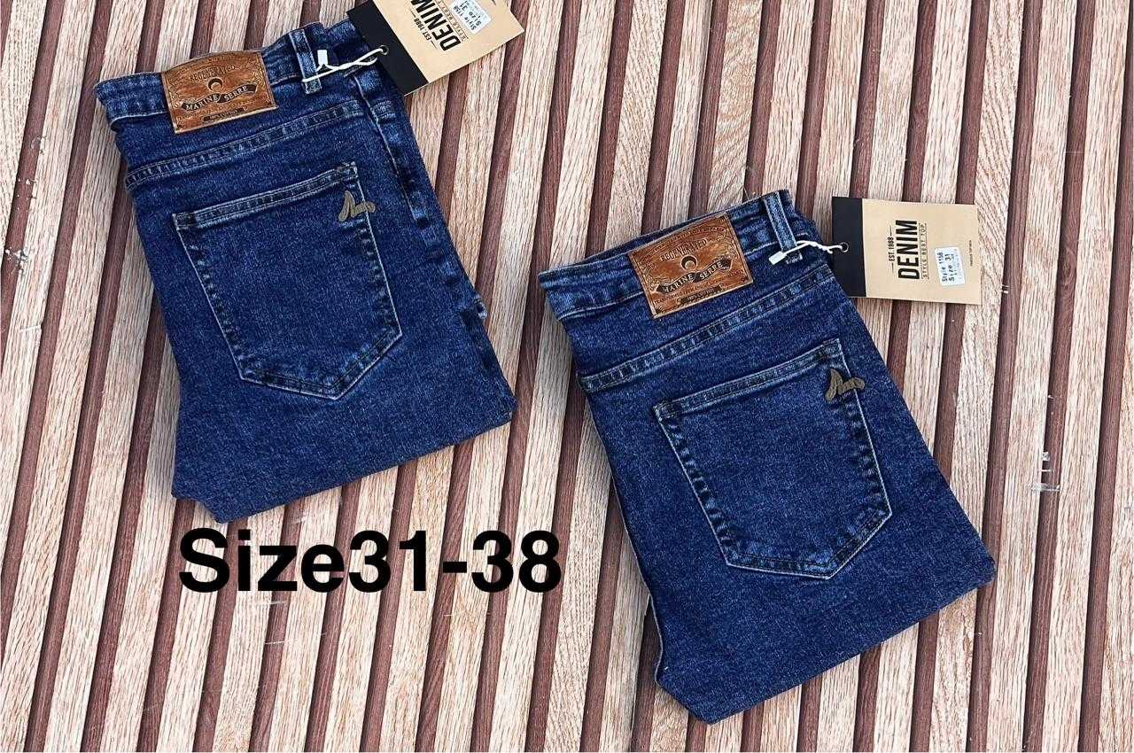 Classic high quality timeless vintage Men's Stretch Jeans with a Slim Fit and Classic Denim Work Pants with Pockets for Casual Wear