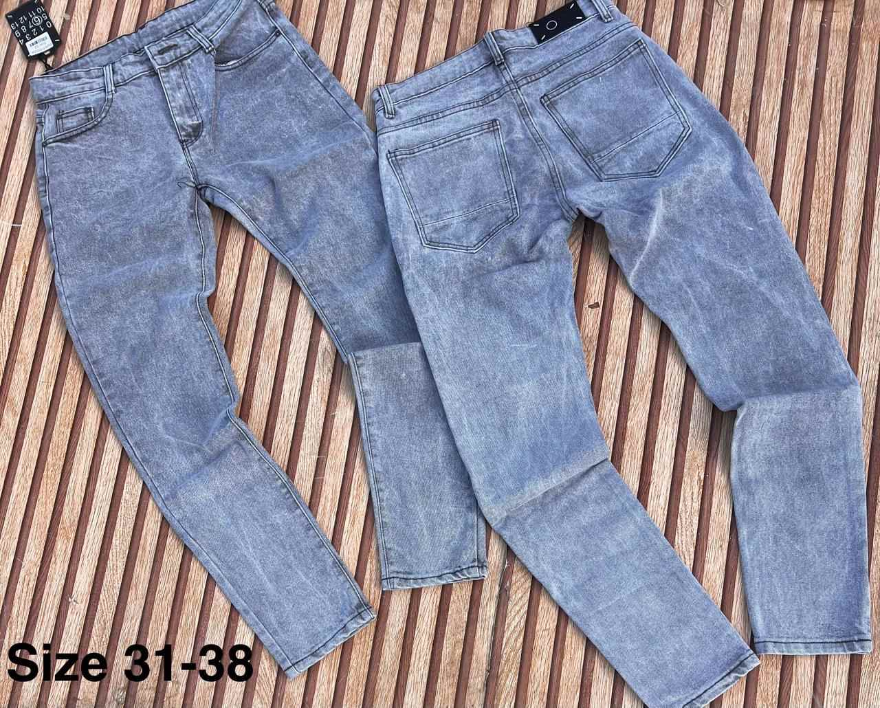 Classic high quality timeless vintage Men's Stretch Jeans with a Slim Fit and Classic Denim Work Pants with Pockets for Casual Wear