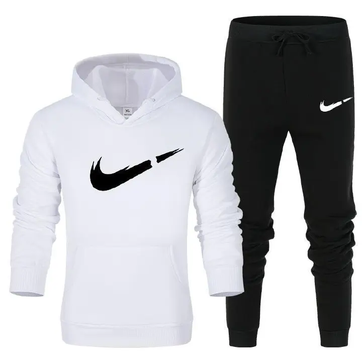 High quality Unisex Trendy and in fashion classic Suits for unisex (couples/ lovers) sweatsuits Sweat Track Suits 2-Piece Casual Athletic Jogging Warm-Up Complete hooded Sets