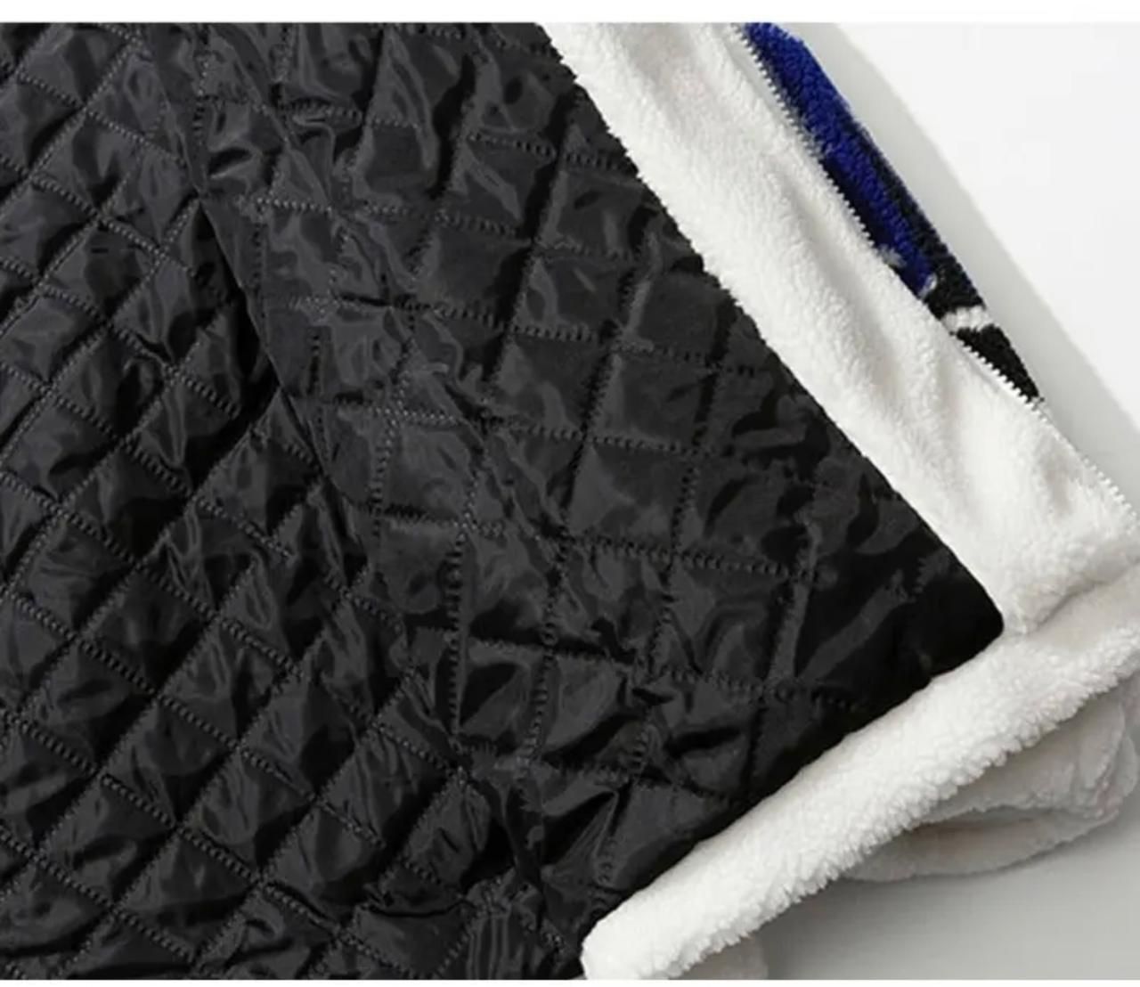 Timeless Unisex high quality Ultimate Warmth and Style: Premium Men's Woolen Bomba Jacket for Winter Comfort and Elegance Men's Long Sleeve Baseball Jacket Bomber Coat with Color Block Letter Graphic