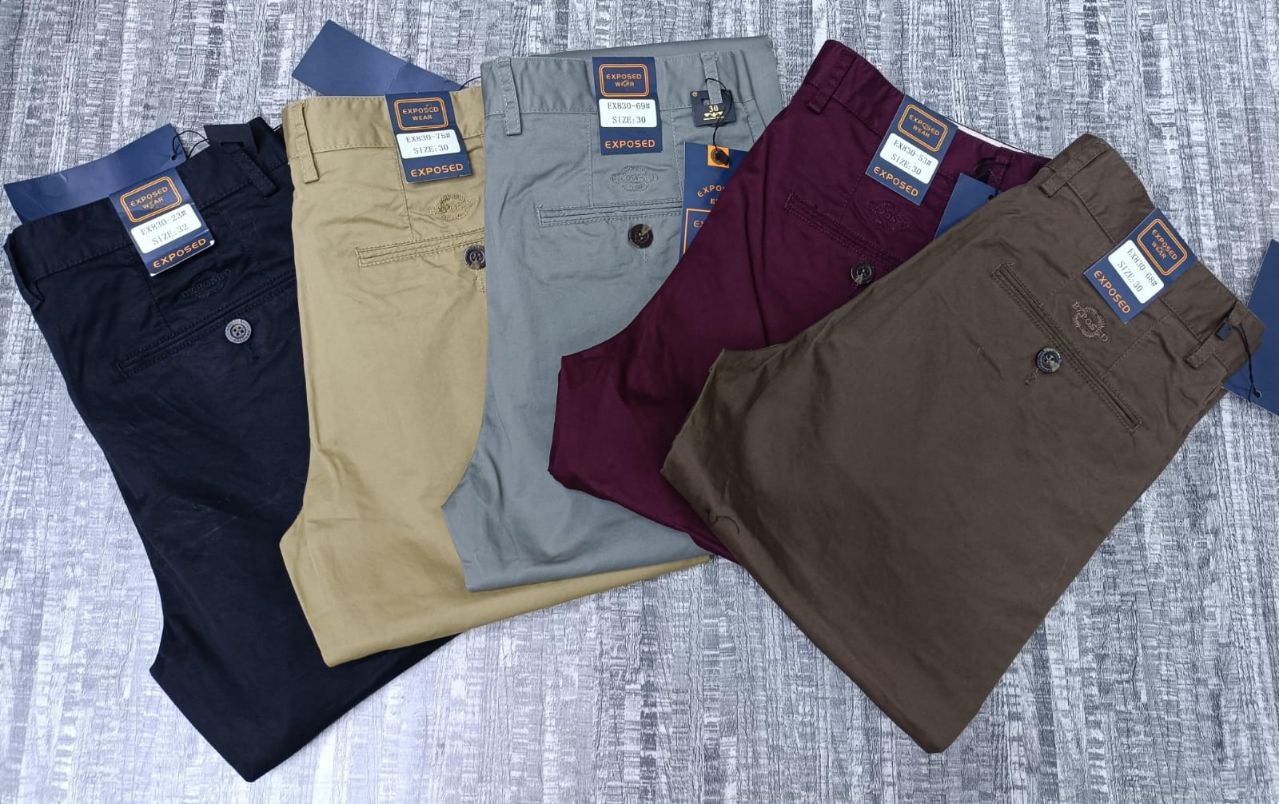 Classic Elegant Stylish business casual fashionable Classic timeless High quality hard Khaki men trousers straight slim fit smart casual trouser