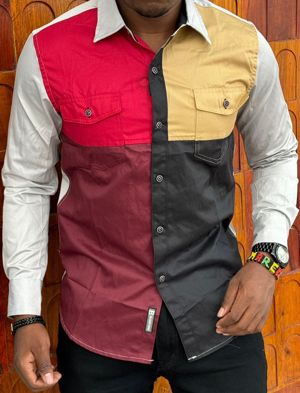 Elegant Timeless vintage high quality Men's Shirts Cotton Long Sleeve Work Shirts for Men with Pockets Men's Casual Button-Down Shirt