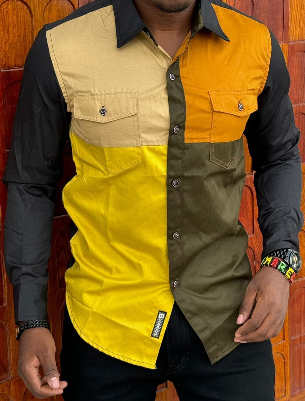 Elegant Timeless vintage high quality Men's Shirts Cotton Long Sleeve Work Shirts for Men with Pockets Men's Casual Button-Down Shirt