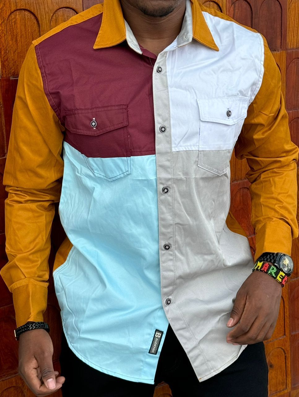 Elegant Timeless vintage high quality Men's Shirts Cotton Long Sleeve Work Shirts for Men with Pockets Men's Casual Button-Down Shirt