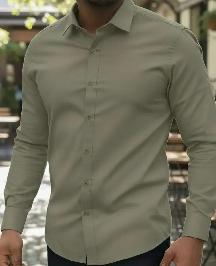 Timeless vintage high quality Men's Shirts Cotton Long Sleeve Work Shirts for Men with Pockets Men's Casual Button-Down Shirt