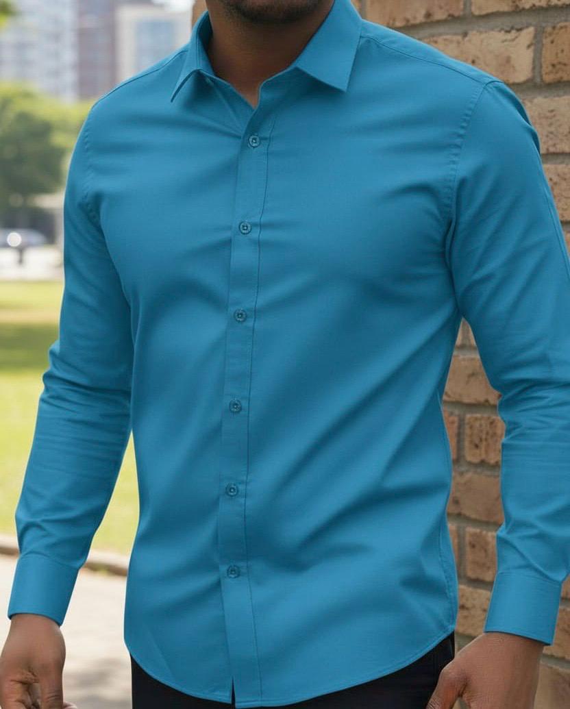 Timeless vintage high quality Men's Shirts Cotton Long Sleeve Work Shirts for Men with Pockets Men's Casual Button-Down Shirt