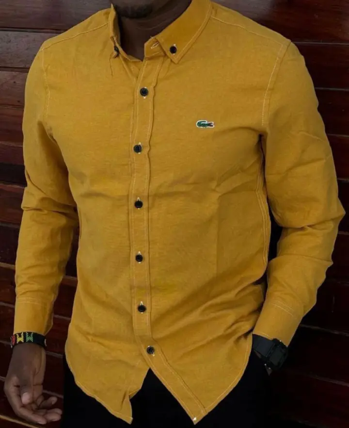 Timeless vintage high quality Men's Shirts Cotton Long Sleeve Work Shirts for Men with Pockets Men's Casual Button-Down Shirt