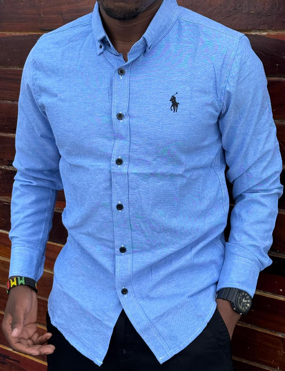 Clasic Timeless vintage high quality Men's Shirts Cotton Long Sleeve Work Shirts for Men with Pockets Men's Casual Button-Down Shirt