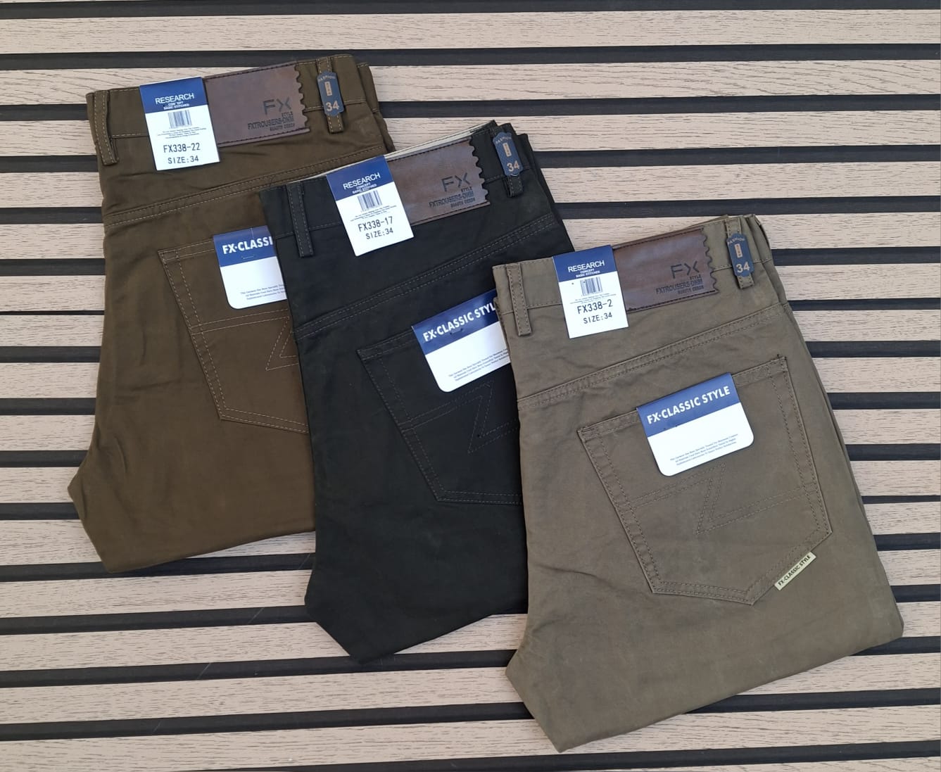 Stylish business casual fashionable Classic timeless High quality hard Khaki men trousers straight slim fit smart casual trouser