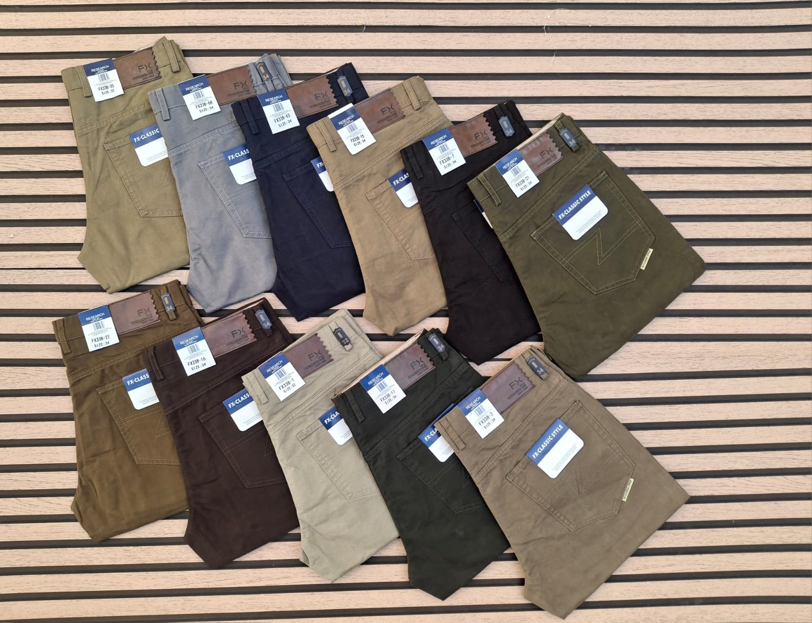 Stylish business casual fashionable Classic timeless High quality hard Khaki men trousers straight slim fit smart casual trouser