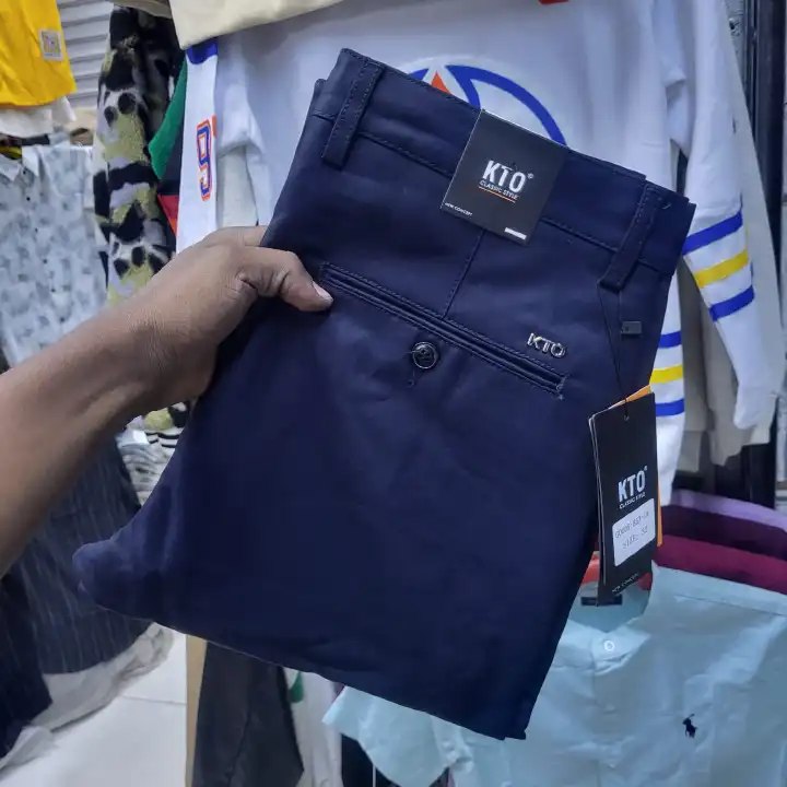 Elegant Classic timeless High quality official Khaki men trousers straight slim fit smart casual trouser.