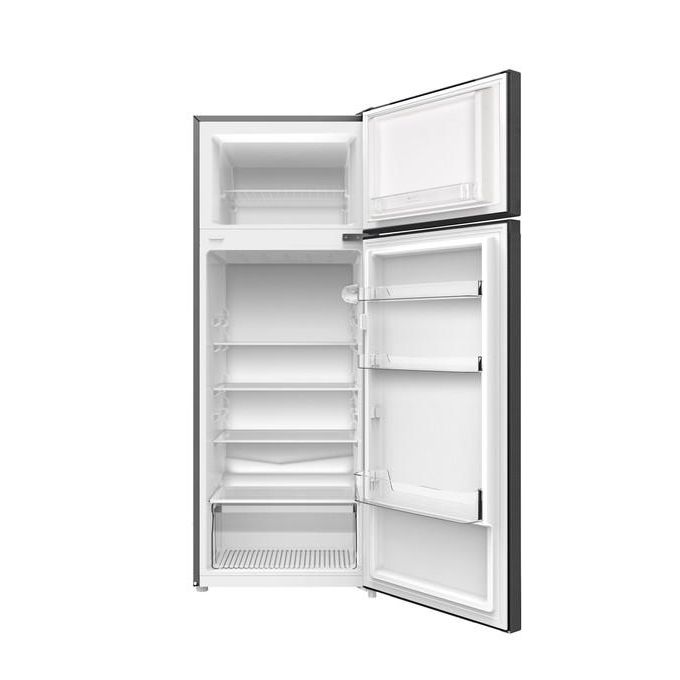 MIKA MRDCD168DS Fridge, 168L, 2 Door Top Mount Freezer, Defrost