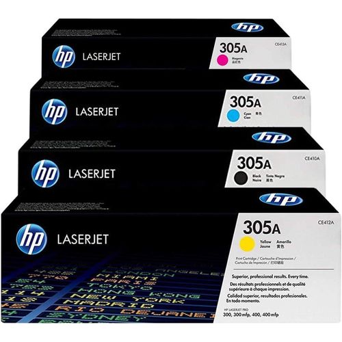 HP 305A HP305A HP 305 A ORIGINAL SET (CE) Black LaserJet Toner Cartridge