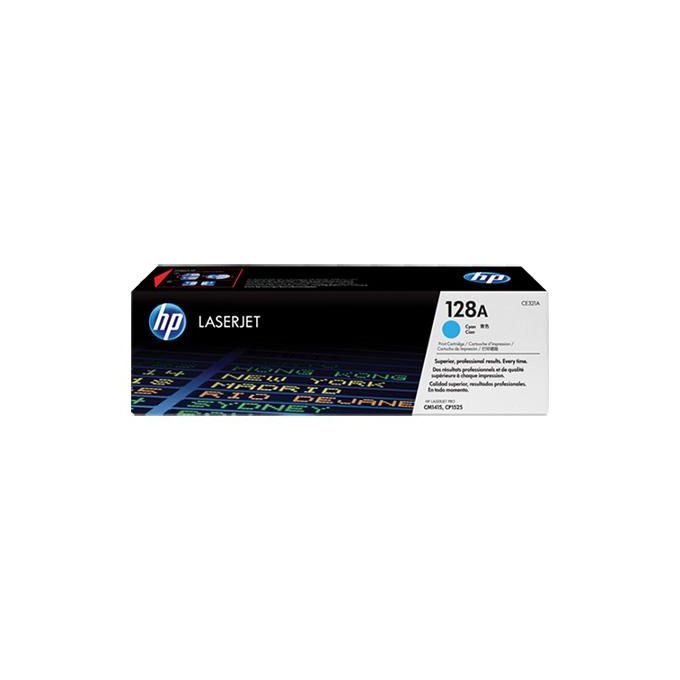 HP 128A HP128A HP 128 A Cyan (CE321A) LaserJet Toner Cartridge