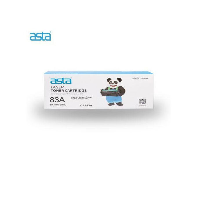 Asta Compatible Toner Cartridge For cf283a HP83a, Black cf283a 83a ASTA83A ASTA 83 A