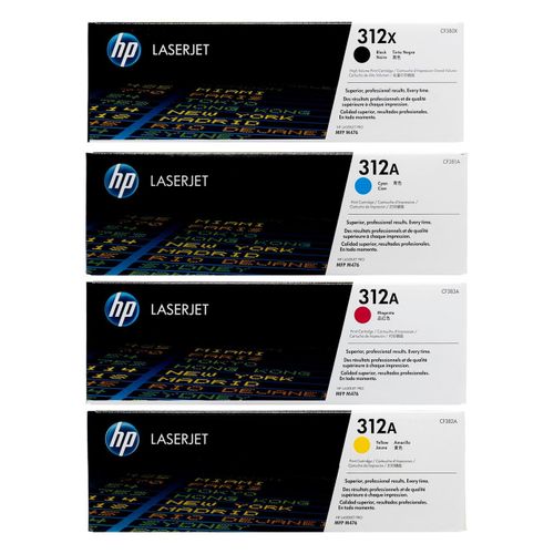 HP 312A ORIGINAL Black (CF LaserJet Toner Cartridge B C Y M 312A HP312A