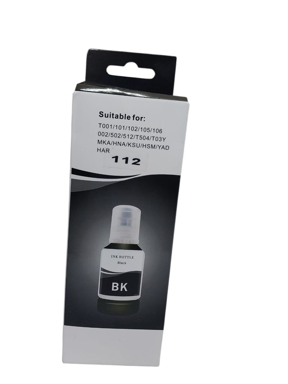 Epson 112 EcoTank REFILL  compatible Ink Bottle - Black epson 112 , yellow ,cyan magenta