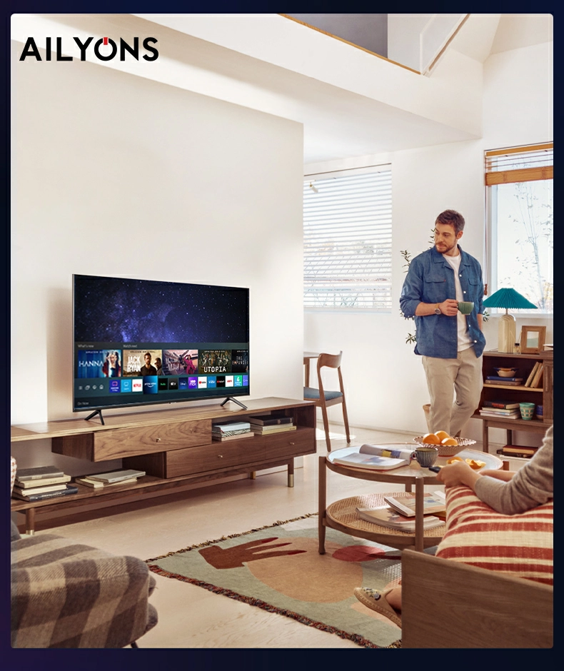 [OFFER ] AILYONS 32 Inch Frameless Smart TV HD Netflix TV YouTube Android 11 Energy Saving LST3208W Wide Visual Angle Television Tv leg/stands Television Smart TVS 1 YEAR WARRANTY