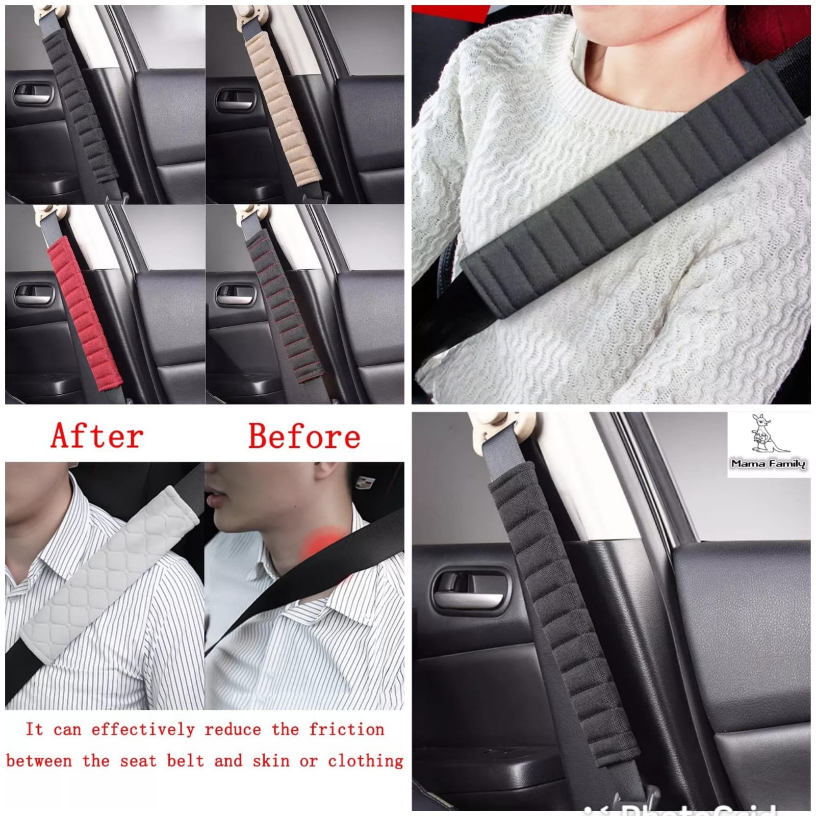 Car neck safety protector