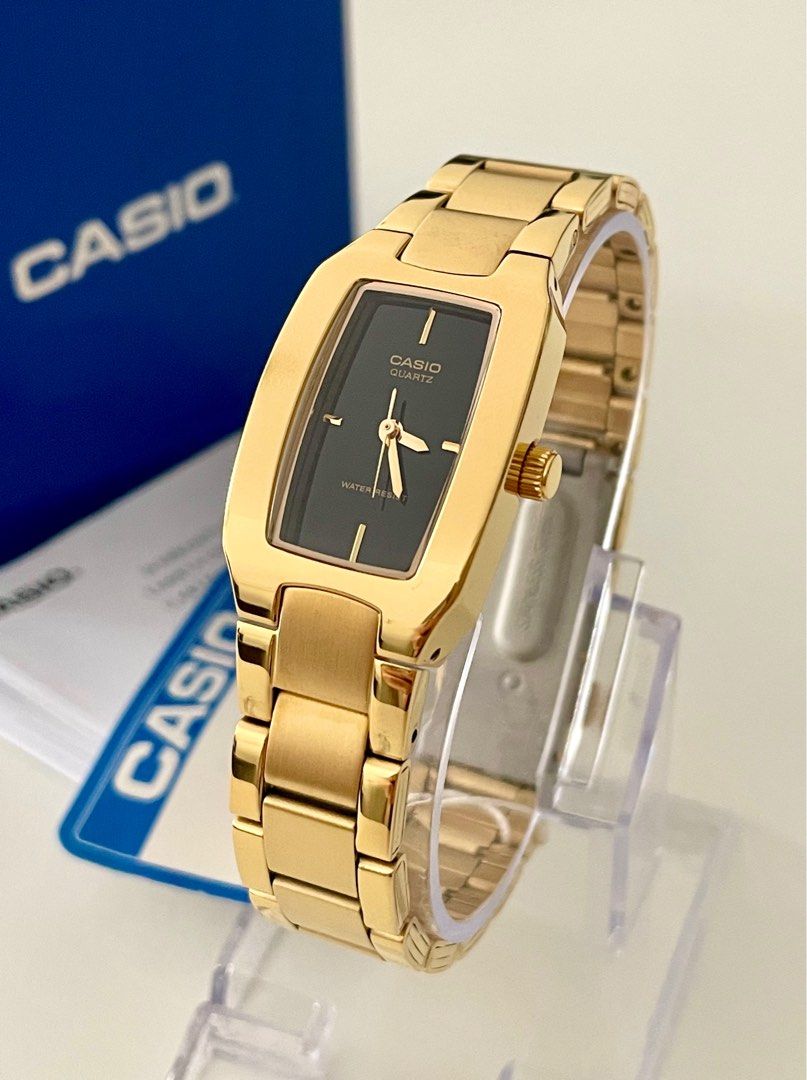 Ladies Casio Watch LTP-1165N-1CR Water Resist Non-fade