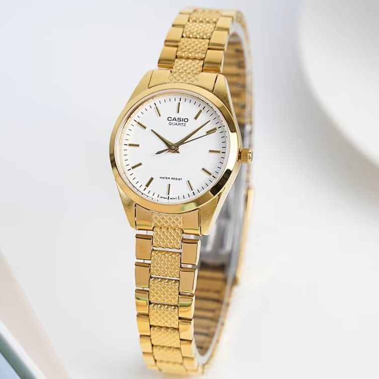 Ladies Casio Watch LTP-1274G-7A Non-fade, Water Resist