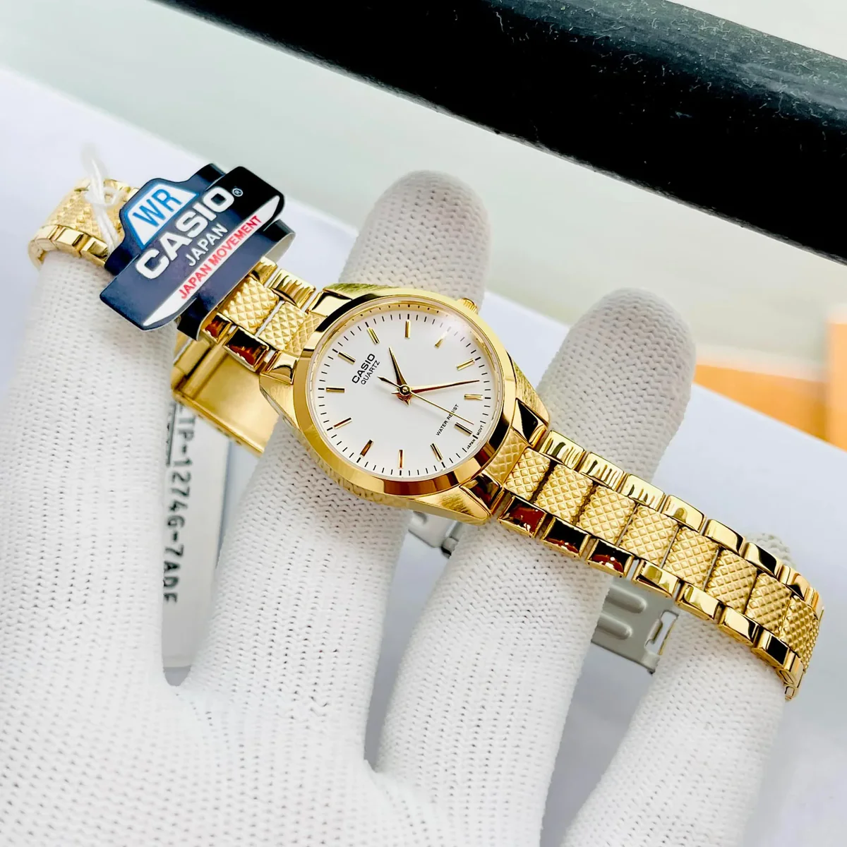 Ladies Casio Watch LTP-1274G-7A Non-fade, Water Resist