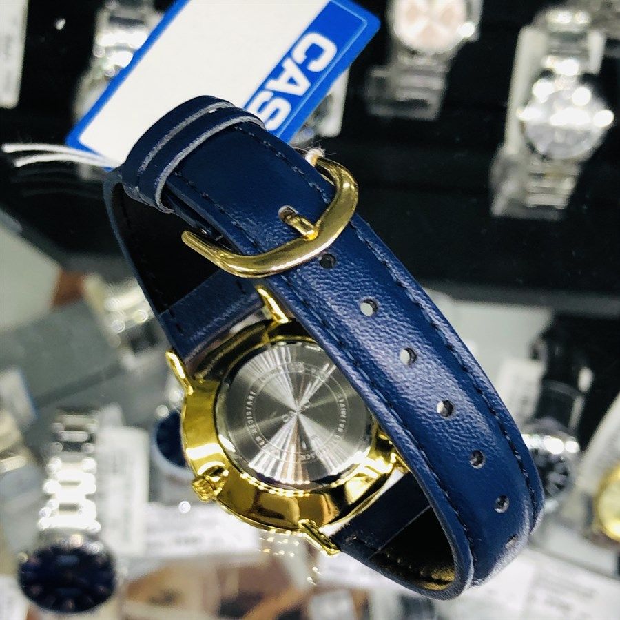 Ladies Casio Watch LTP-VT01GL-2B Water Resist, Non-fade, Genuine leather