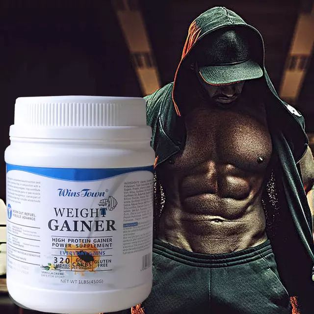 Weight Gainer Powder (450g Pack, 25g Protein, 60g Carbs) | Dietary Supplement for Muscle Mass, Weight Gain, and Muscle Recovery