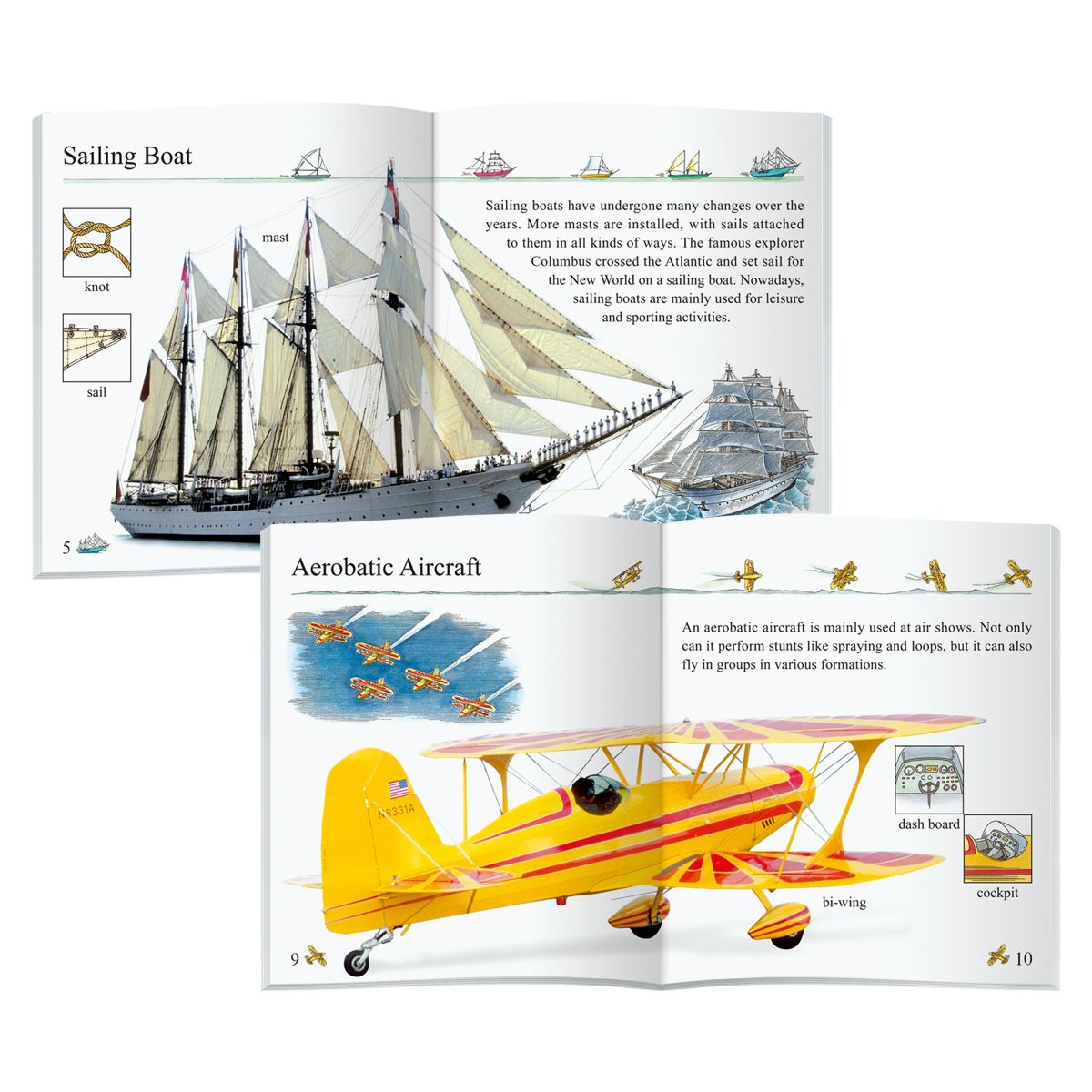 Set Of 10, English Books In My Encyclopedia Series, Gift For Kids - Children's Educational Assistance Book - Published By Sunshine Children's Educational Association