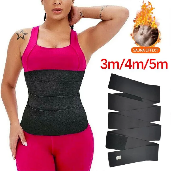 New Waist Trainer Shaperwear Belt Women Slimming Tummy Wrap Belt Resistance Bands Corsets Body Shaper Fajas Control Strap