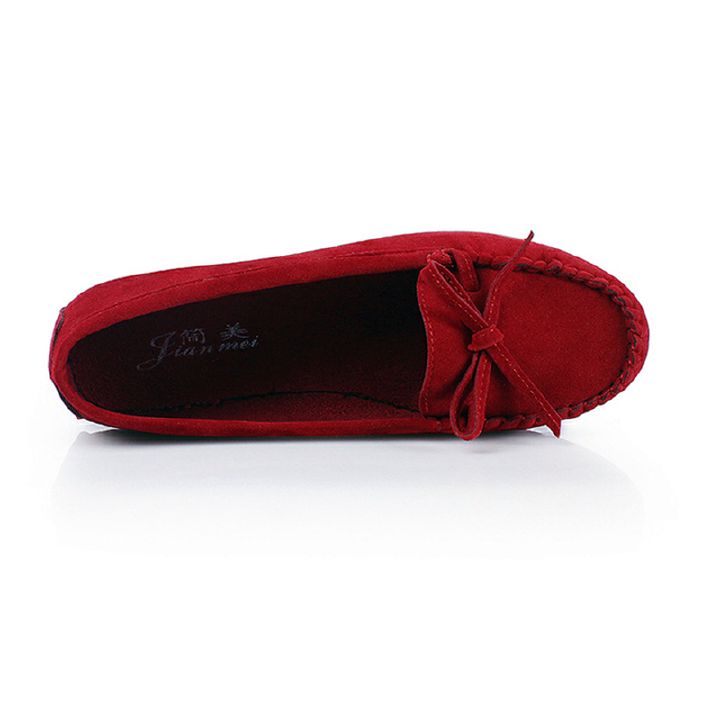 Women Shoes Fashion Ladies Leather Loafers Tassel Flats Shoes Sweet Bowknot Casual Doug Shoes asual Driving Doug Shoes Slip On Women Flats dance shoes