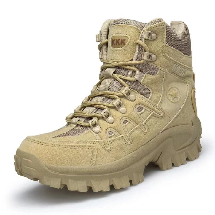 Men's boots travel sports outdoor single Boots Men's shoes high top training Boots Men's outdoor boots.