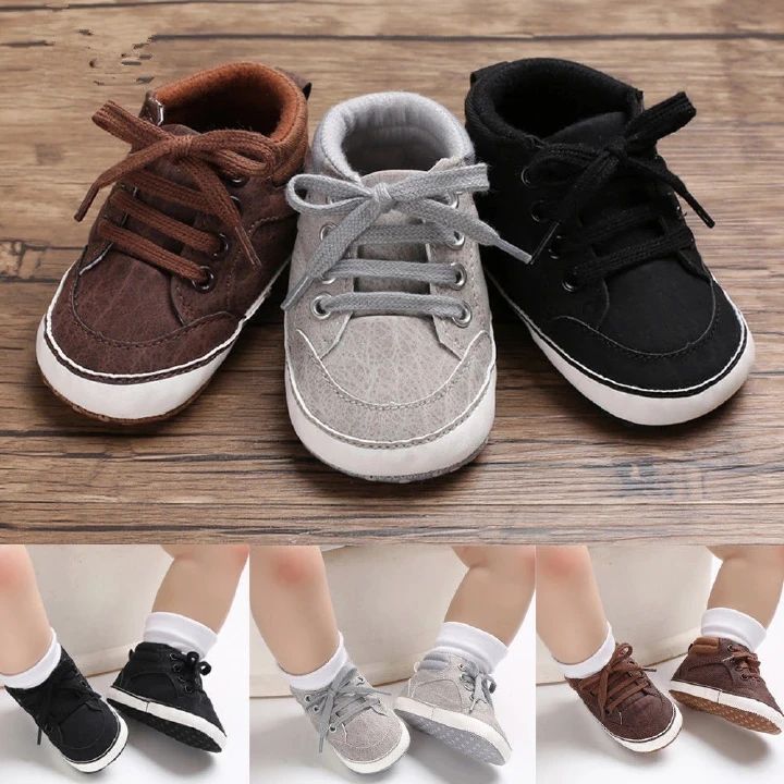 2025 Brand New Infant Baby Girl Shoes Newborn Soft Sole Sneaker Cotton Crib Shoes Sport Casual Warm First Walkers For 0-18month