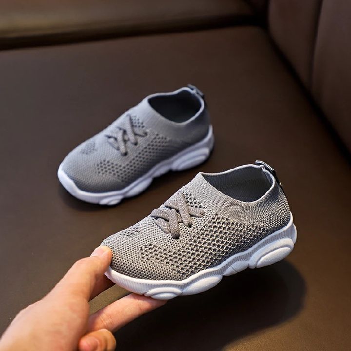 Soft Bottom Baby Sneaker Casual Flat Sneakers Shoes Children Size Girls Boys Breathable Sports Shoes Kids Shoes Anti Slip