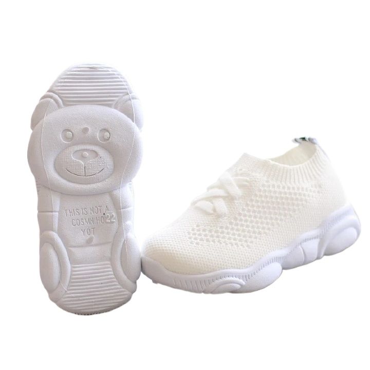Soft Bottom Baby Sneaker Casual Flat Sneakers Shoes Children Size Girls Boys Breathable Sports Shoes Kids Shoes Anti Slip