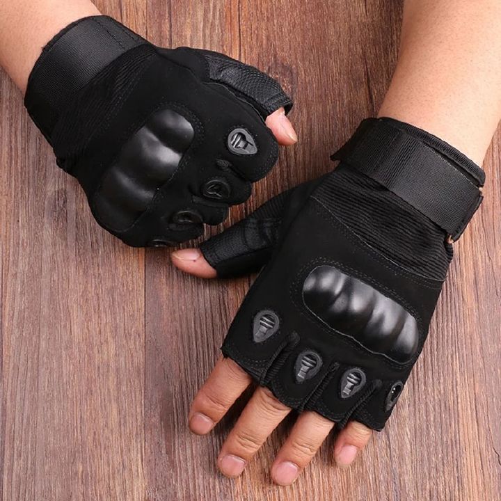 Fingerless Men's Gloves Military Tactical Gloves Outdoor Sports Shooting Hunting Airsoft Motorcycle Cycling Gloves Half Finger
