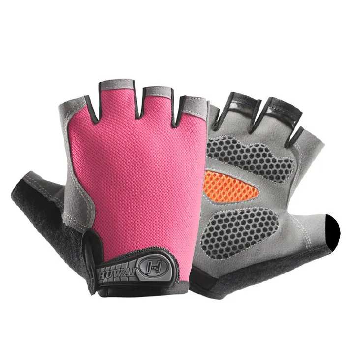 Half Finger Gloves Gym Fitness Anti-Slip Women Men Gel Pad Gloves Gym Cycling Fingerless Gloves Bicycle Accessories