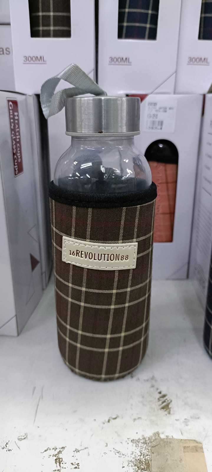 Glass Water Bottle Gifts & Essentials  Nice Gift Glass Water Bottle, 300ml