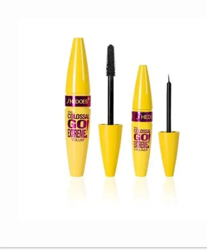 EXPERIENCE QUALITY SheDoes 2in1 Express Colossal Mascara Eyeliner + Cheetah EyelinerGet thick volume with this  colossal mascara that brings out bold, fast, and colossal lashes. This volume-plumping f