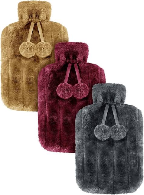 *New arrival* 🎉🎉🎉🎉



*fluffy fabric covered 2 litre hot water bottle bag noavailable

*Available in 3 colours, gray ,gold &peach*