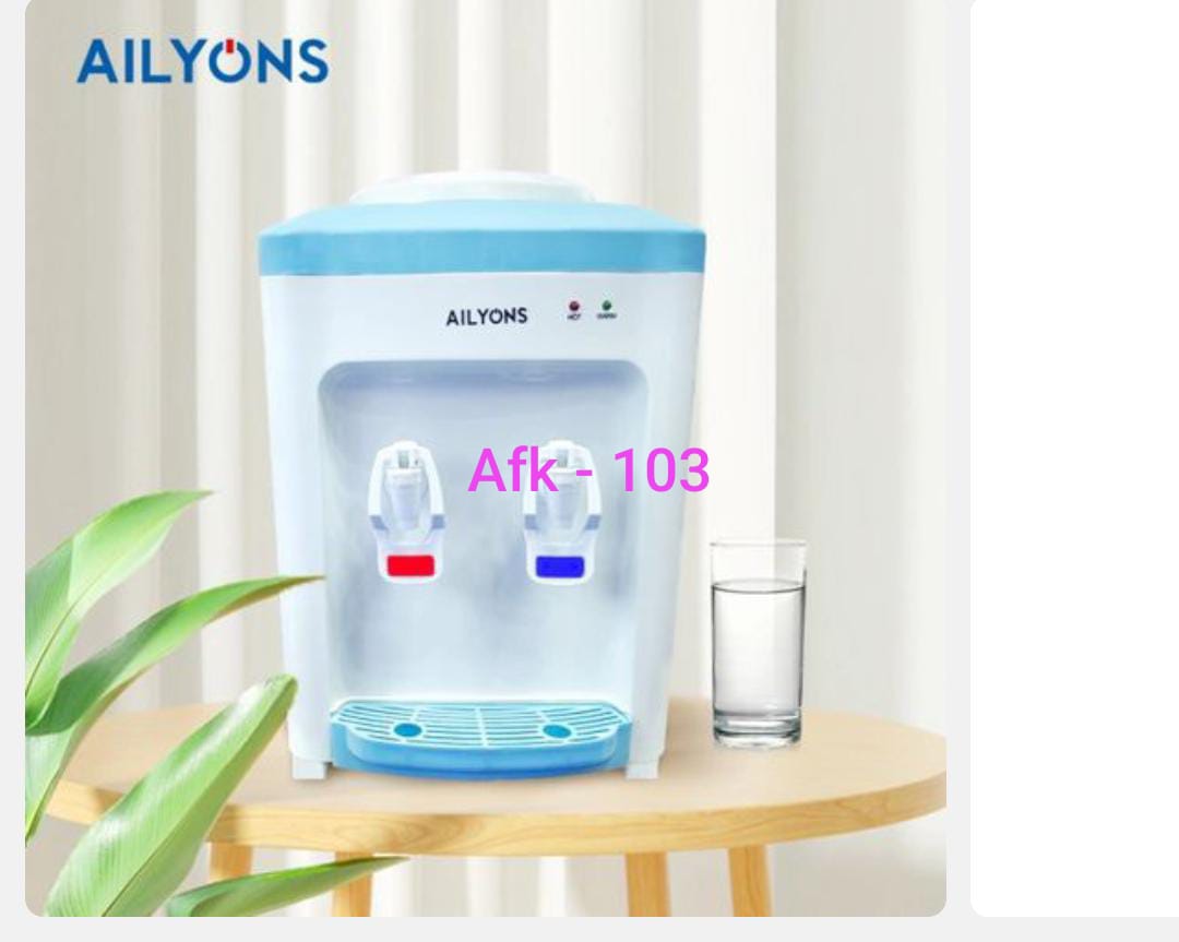 Enjoy instant access to hot and normal water with the Ailyons AFK-103 Water Dispenser, designed for homes, offices, and small businesses. Stay hydrated, make tea, coffee, or instant meals quickly and