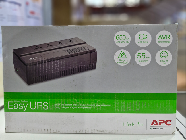 Back-UPS 650VA, 230V, AVR, Universal Sockets