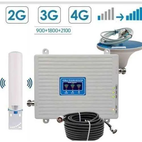 4G GSM Mobile Cell Phone Network Signal Booster Complete 4G GSM Mobile Cell Phone Network Signal Booster